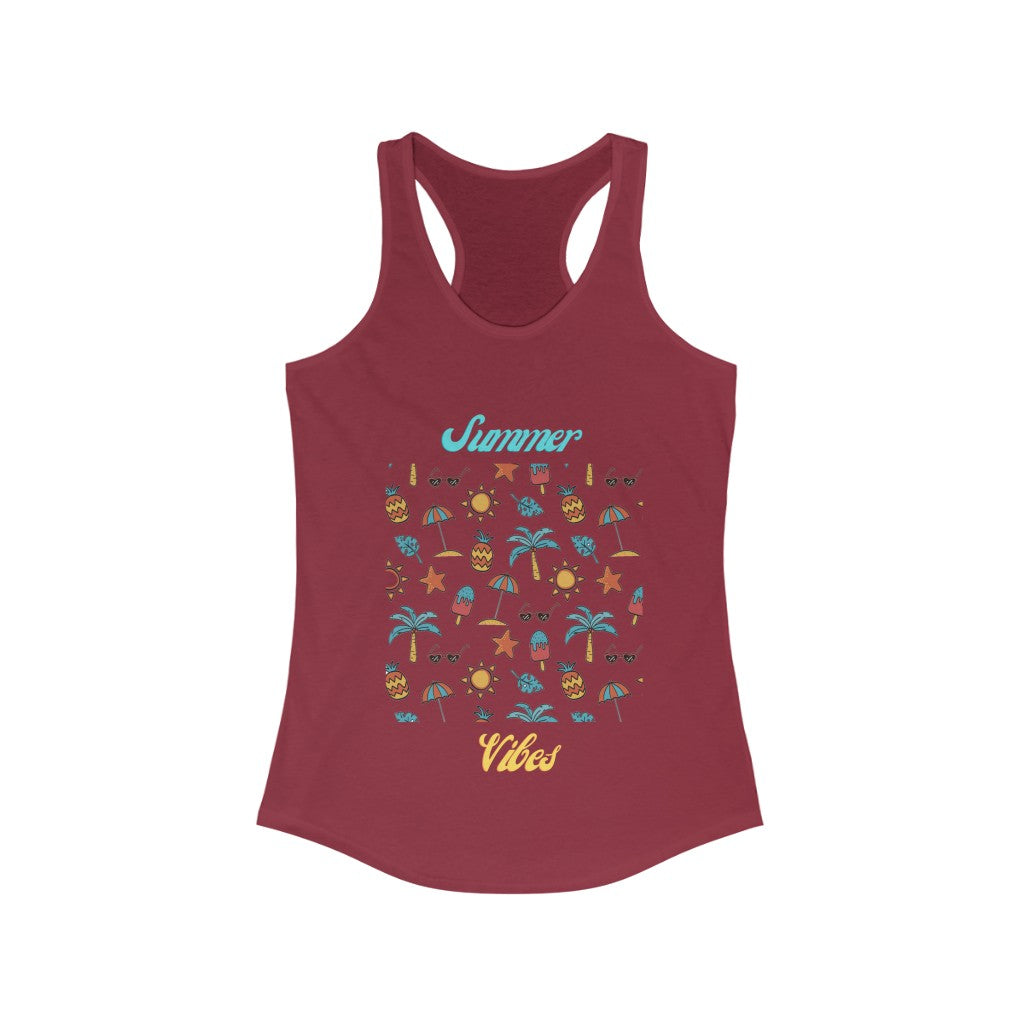 Summer Vibes Women's Ideal Racerback Tank