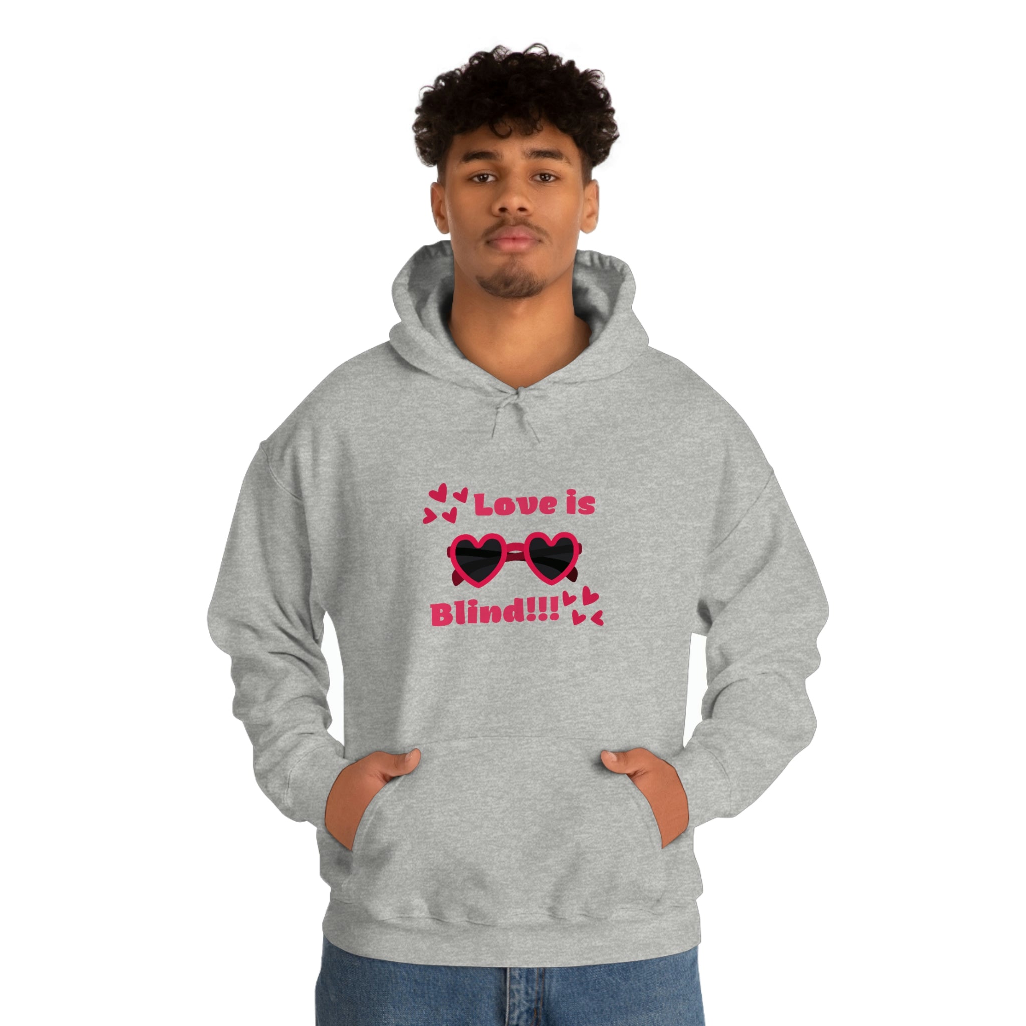 Love Is Blind!!! Unisex Heavy Blend™ Hooded Sweatshirt