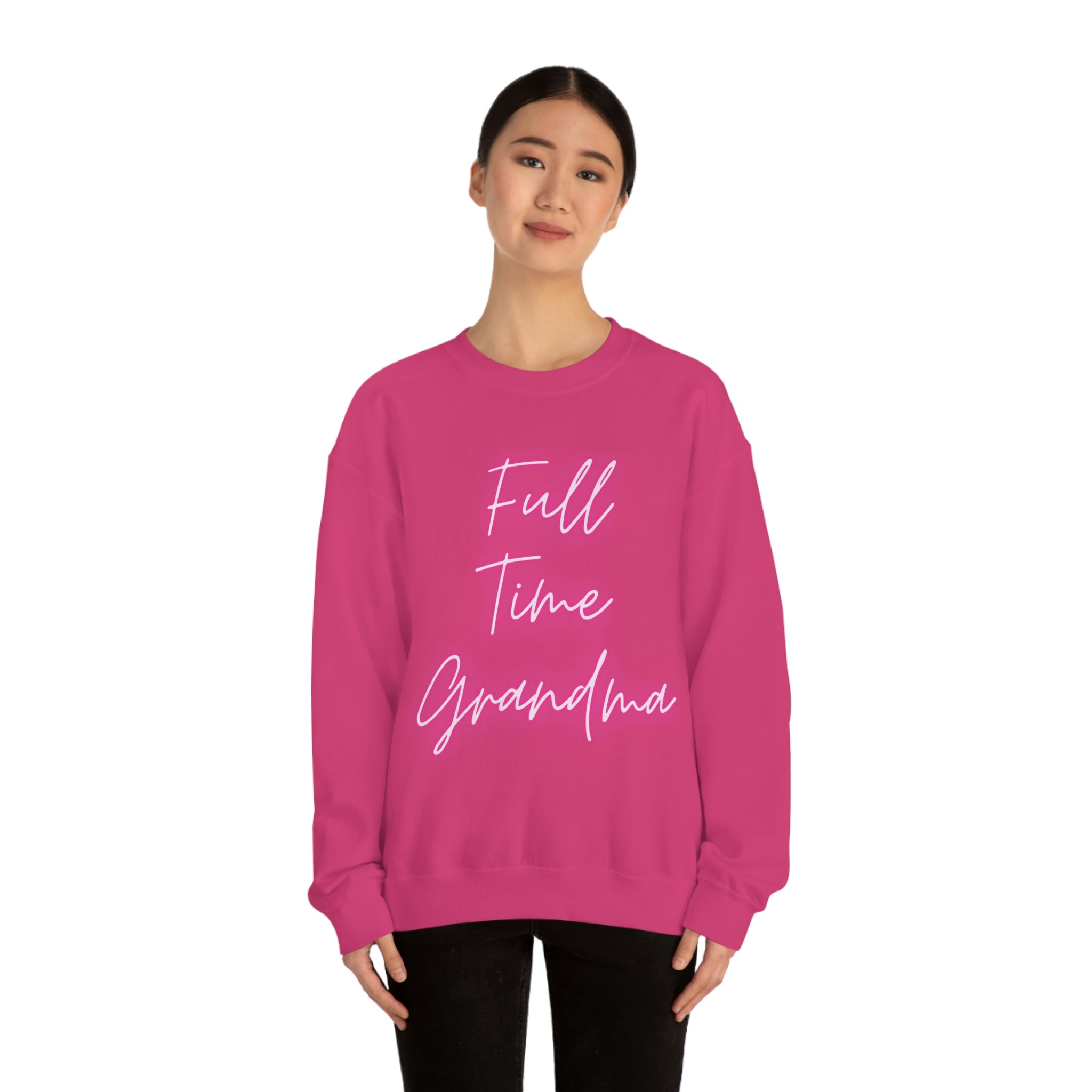 Full Time Grandma Unisex Heavy Blend™ Crewneck Sweatshirt