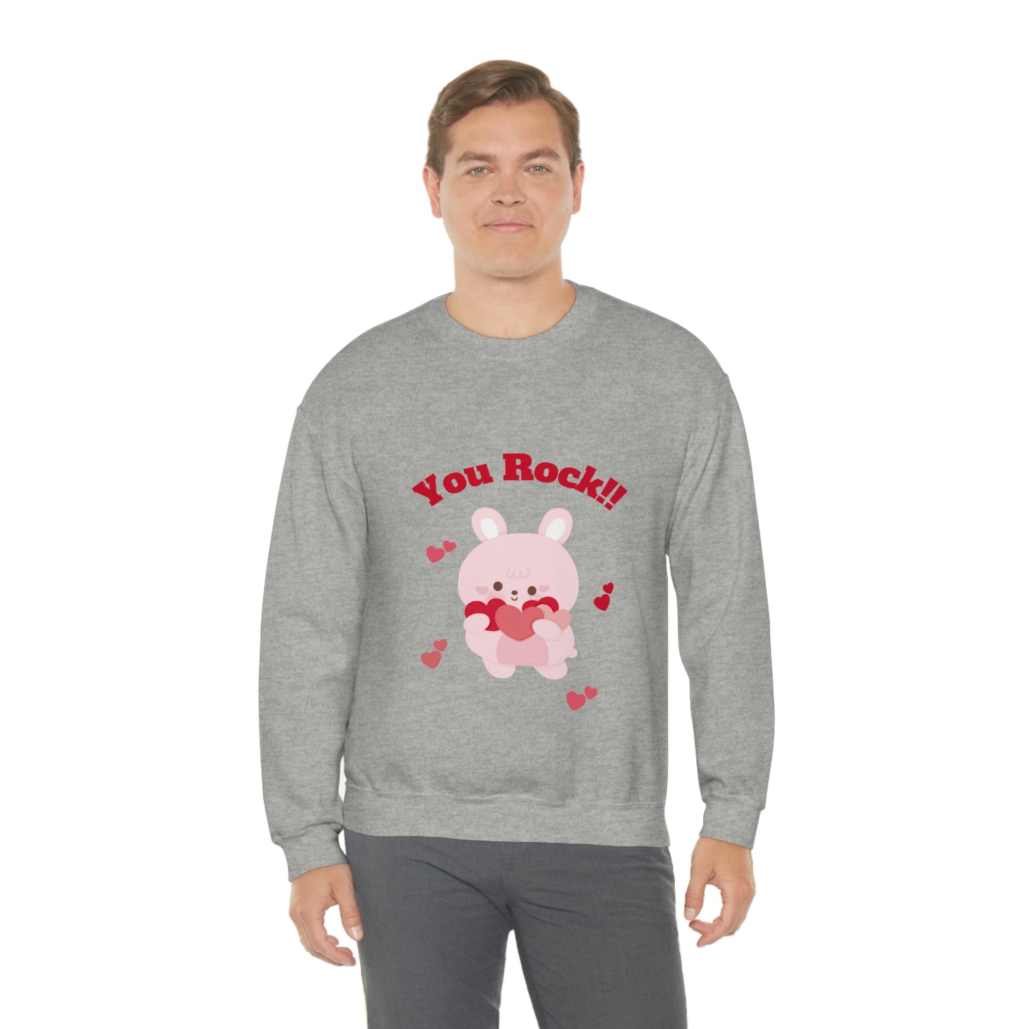 You Rock Unisex Heavy Blend™ Crewneck Sweatshirt