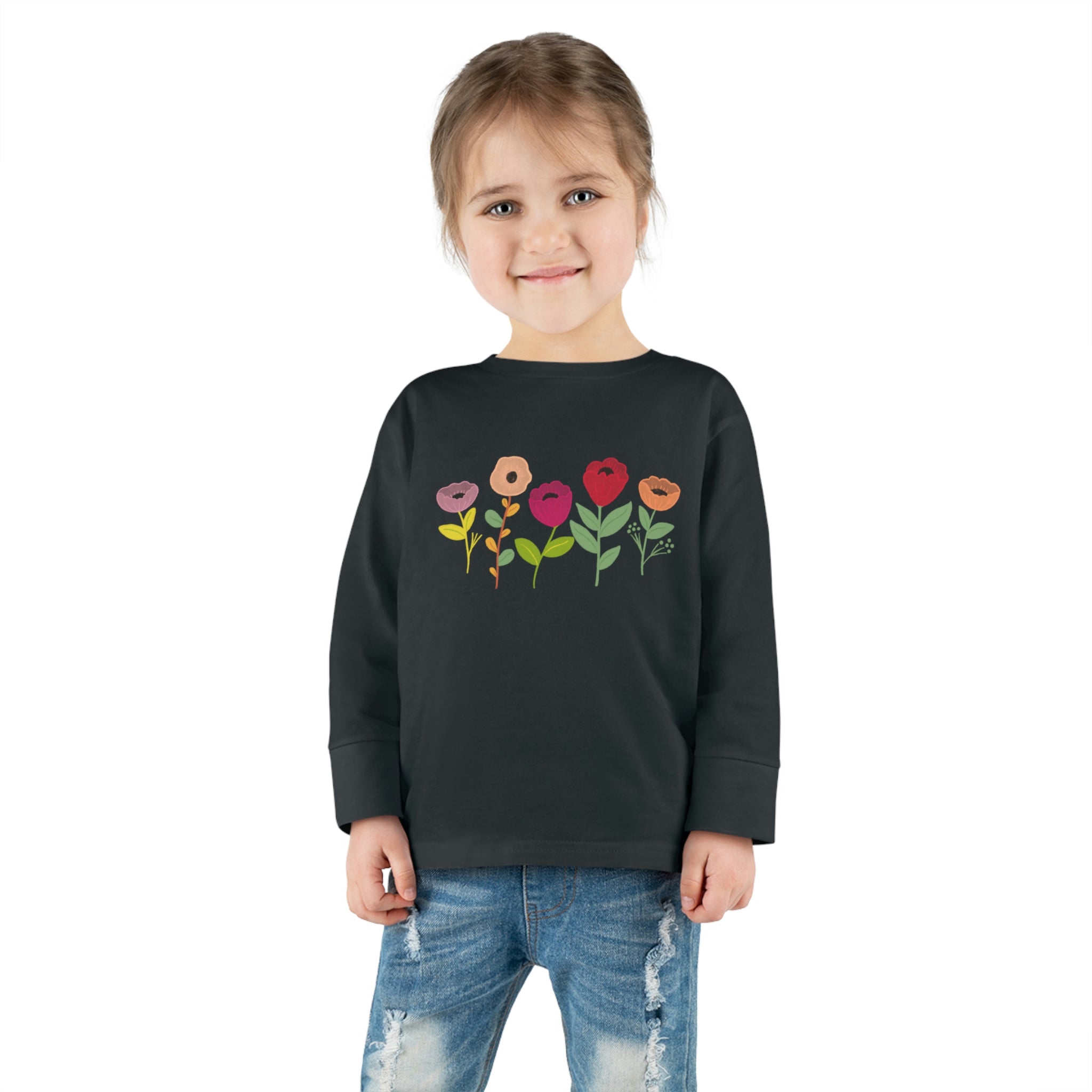 Spring Flowers Toddler Long Sleeve Tee