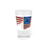 US Flag Pint Glass, 16oz