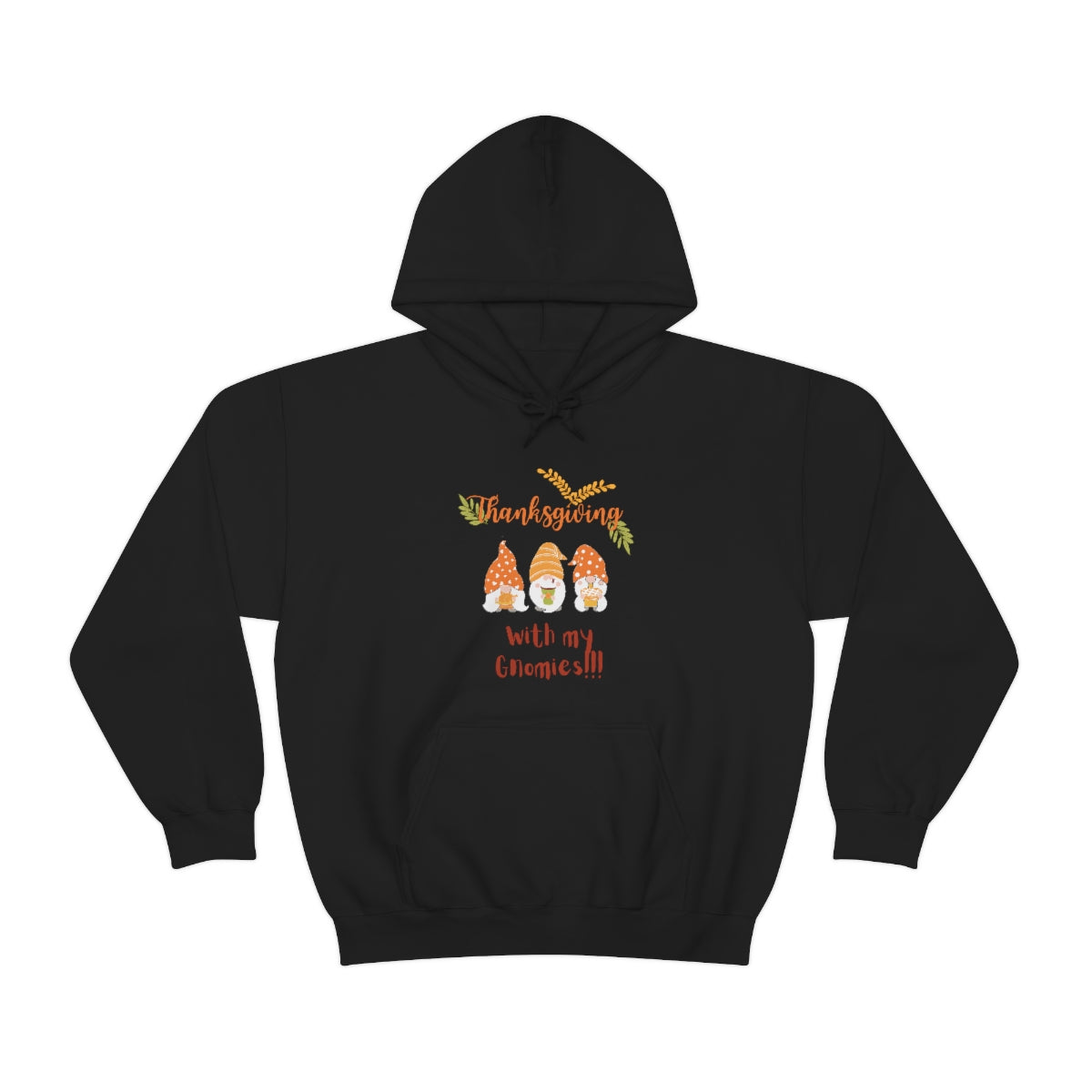 Thanksgiving With My Gnomies Unisex Heavy Blend™ Hooded Sweatshirt
