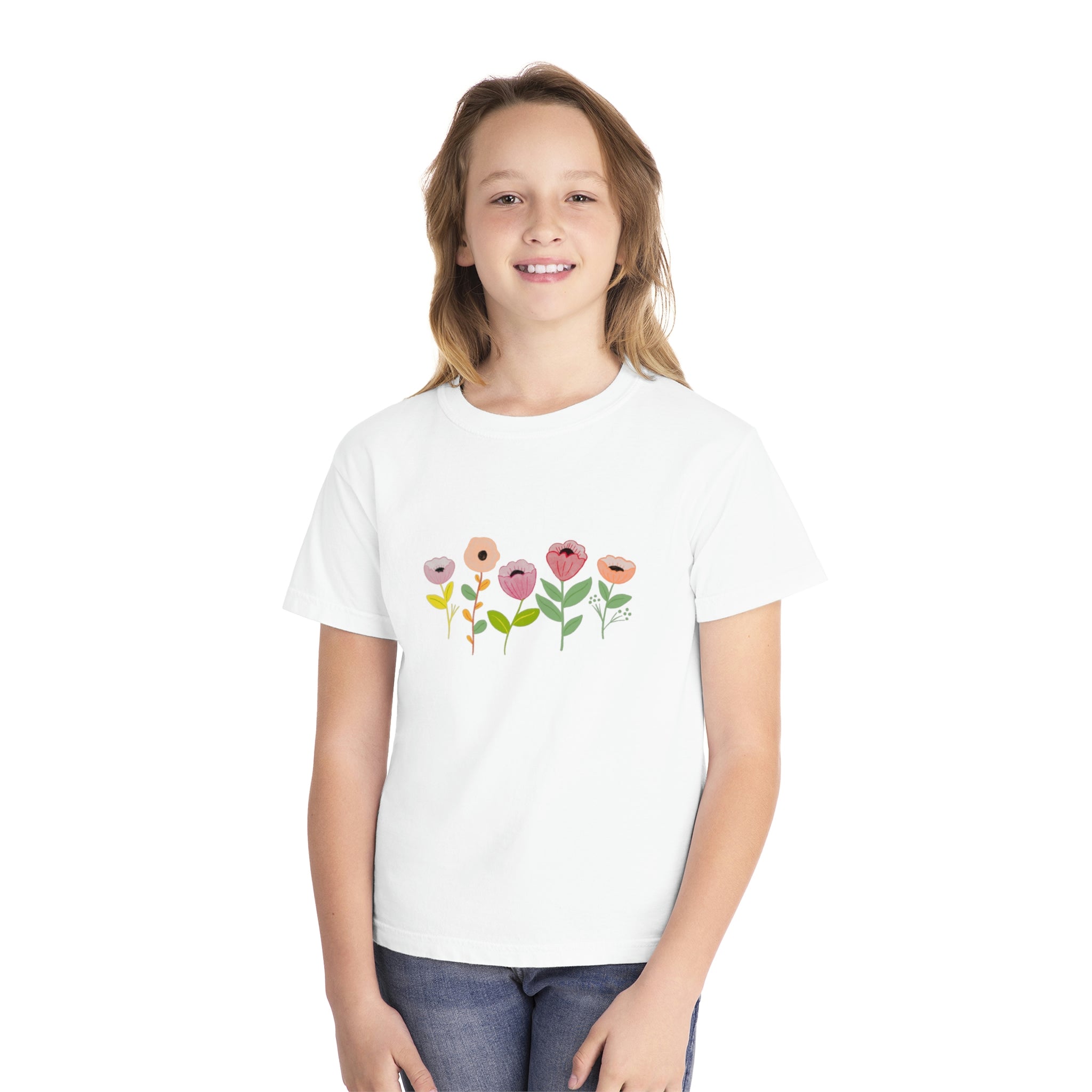 Spring Flowers Youth Midweight Tee