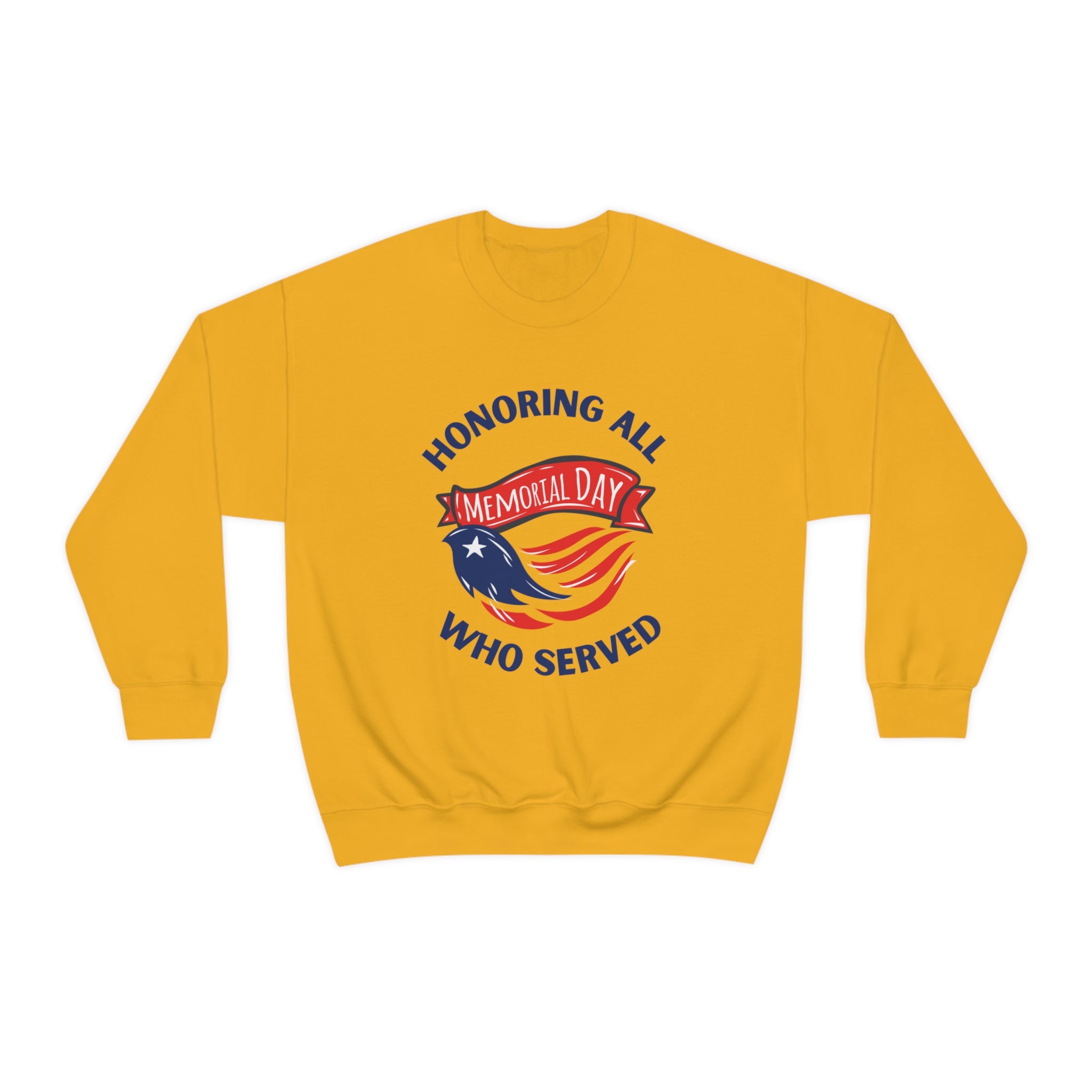 Memorial Day Honoring All Who Served Unisex Heavy Blend™ Crewneck Sweatshirt