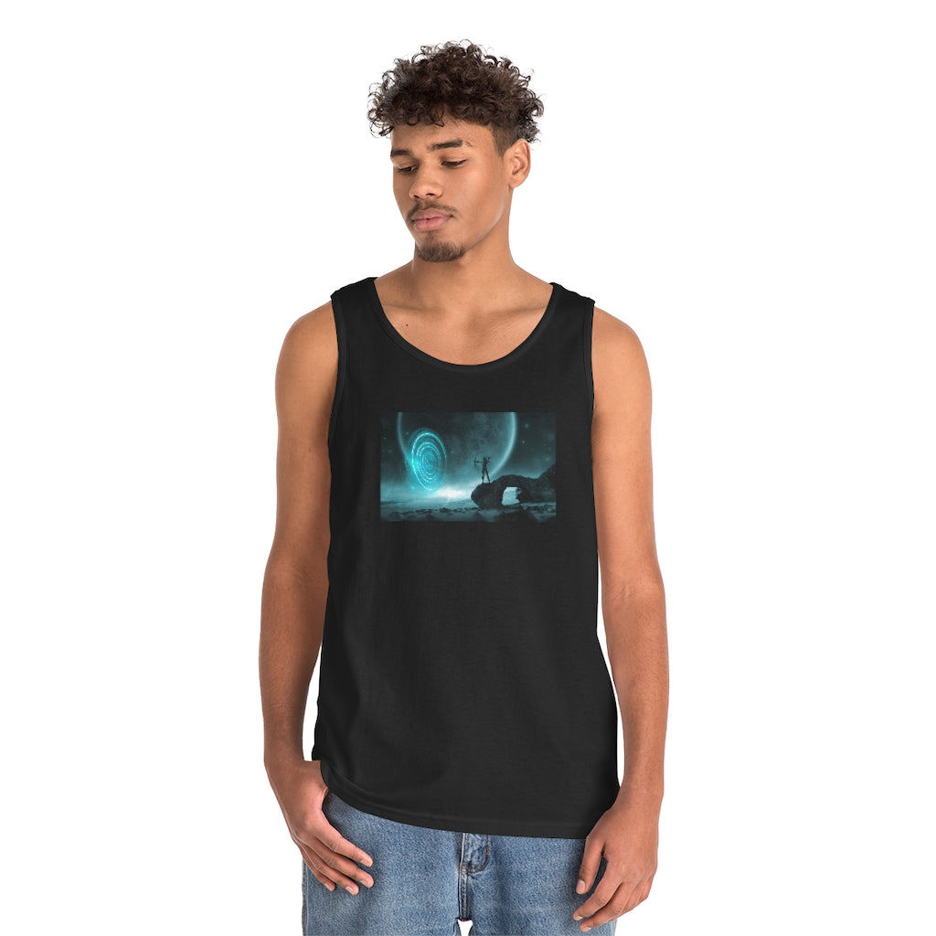 Mystical Moon Unisex Heavy Cotton Tank Top