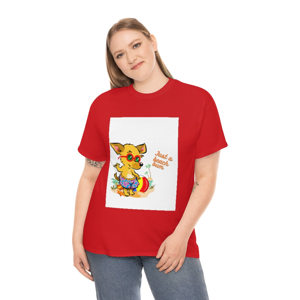 Just A Beach Bum Unisex Heavy Cotton Tee
