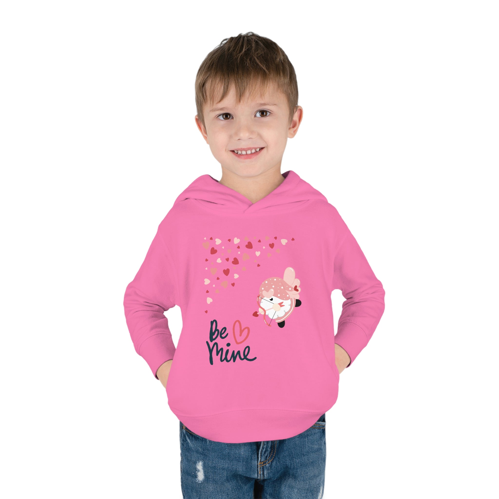 Be Mine Gnome!! Toddler Pullover Fleece Hoodie