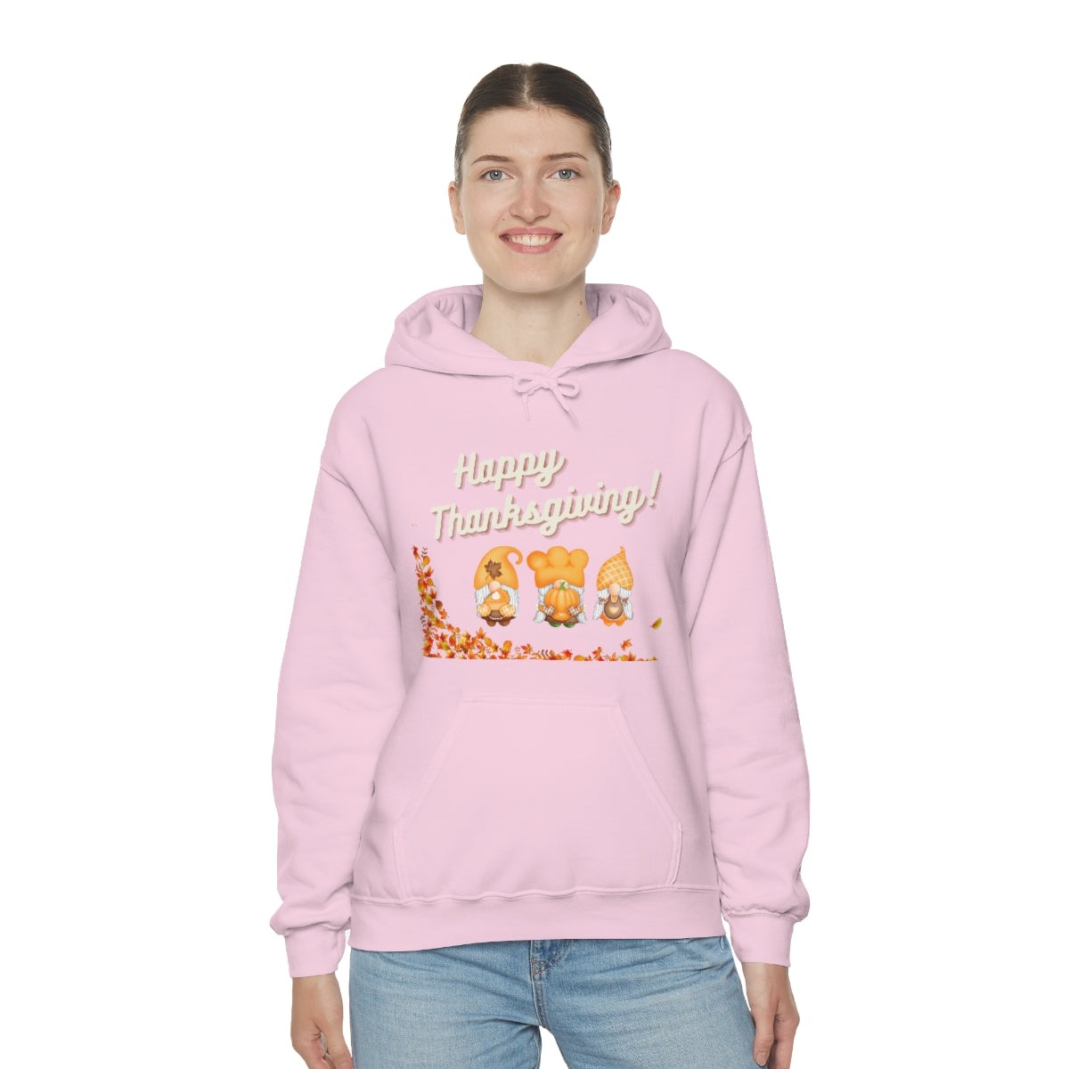 Happy Thanksgiving Gnome Unisex Heavy Blend™ Hooded Sweatshirt