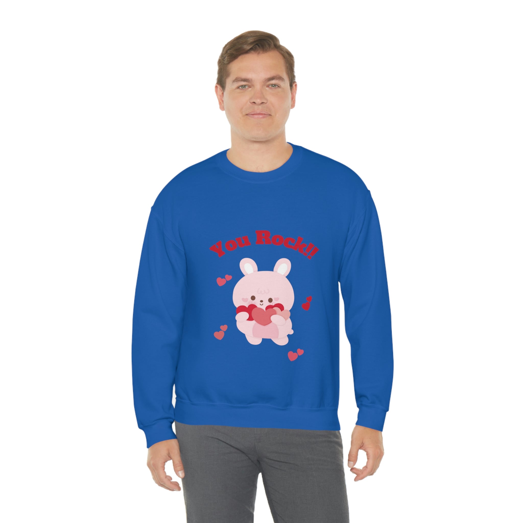 You Rock Unisex Heavy Blend™ Crewneck Sweatshirt