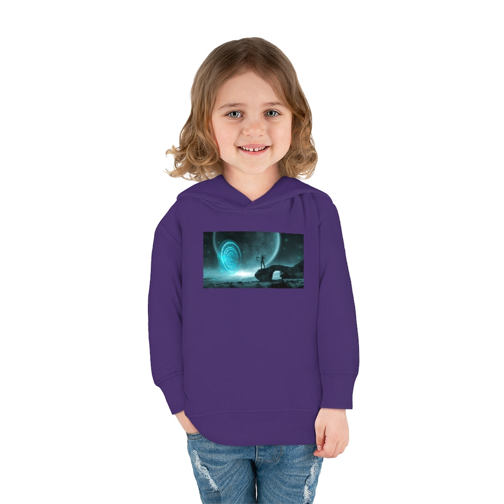 Mystical Moon Toddler Pullover Fleece Hoodie