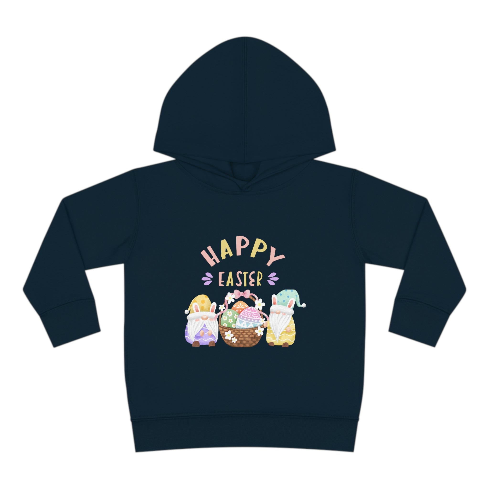 Happy Easter Gnome Toddler Pullover Fleece Hoodie