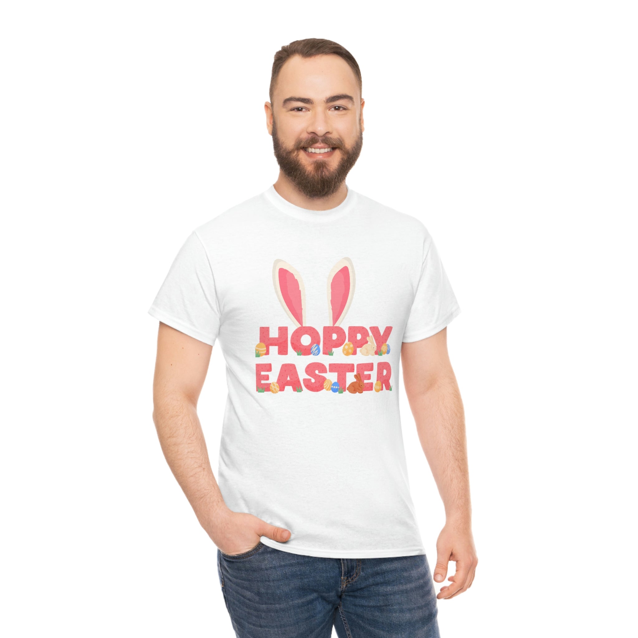 The Hoppy Easter Unisex Heavy Cotton Tee