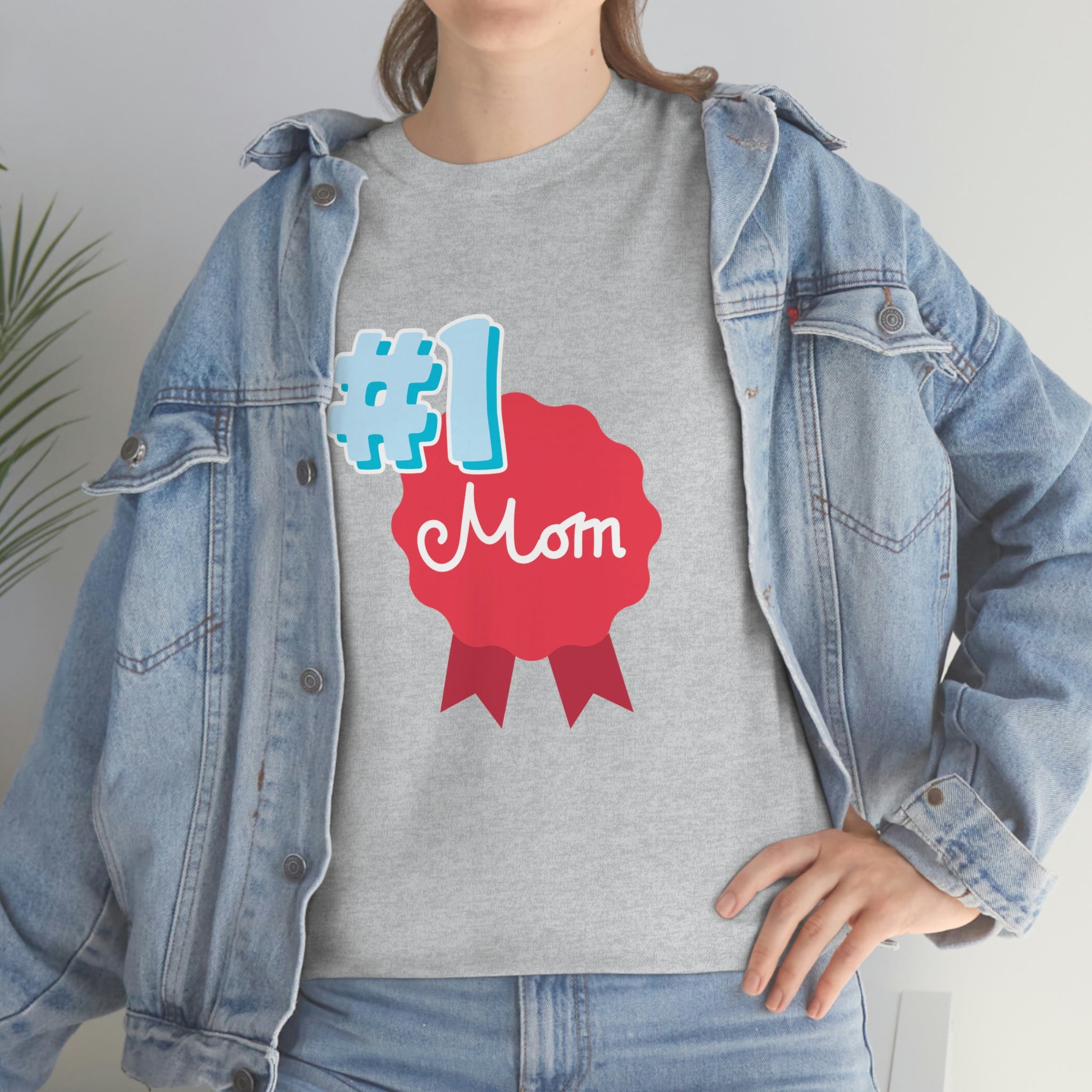 Mom You're No.1 Unisex Heavy Cotton Tee