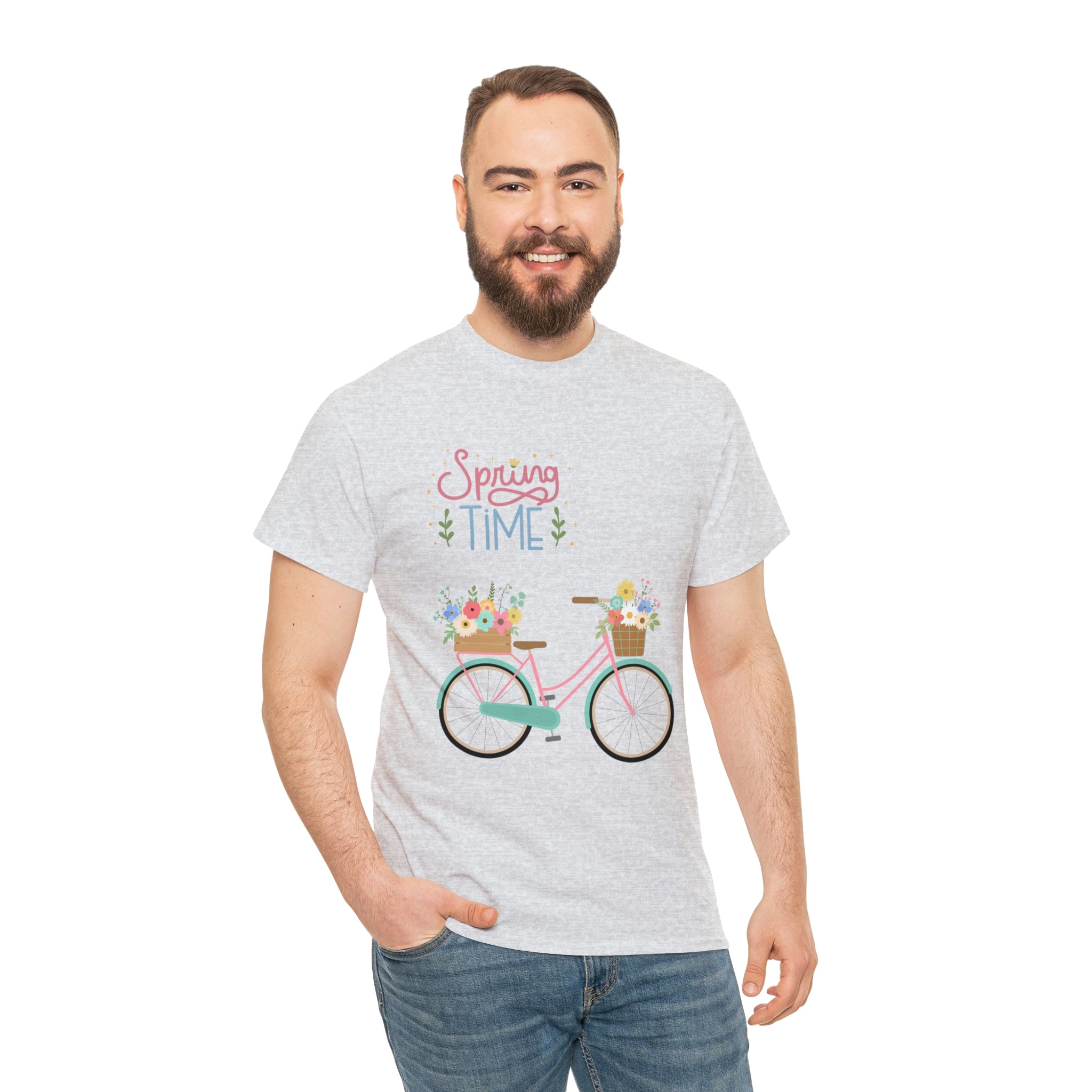 Spring Time Unisex Heavy Cotton Tee