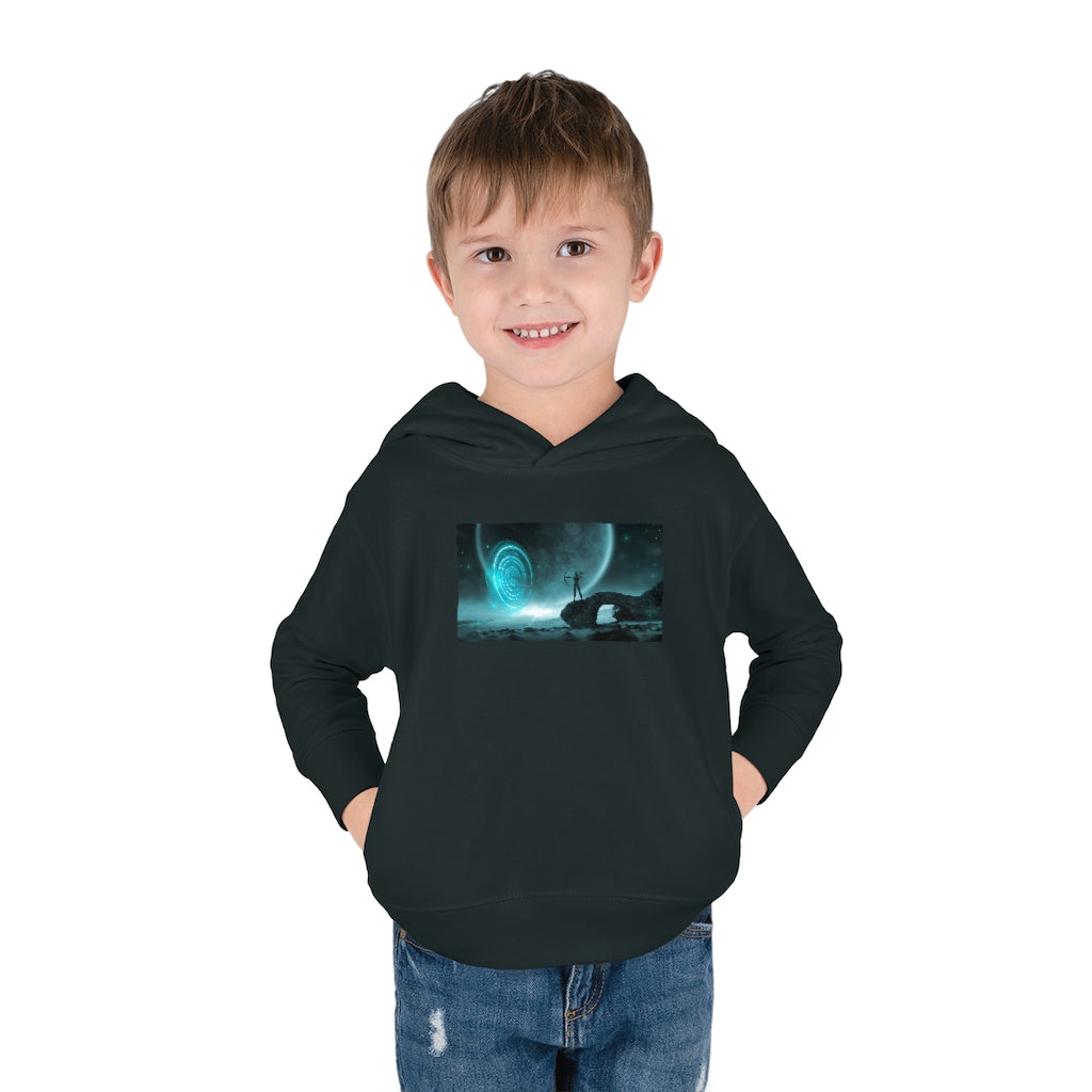 Mystical Moon Toddler Pullover Fleece Hoodie