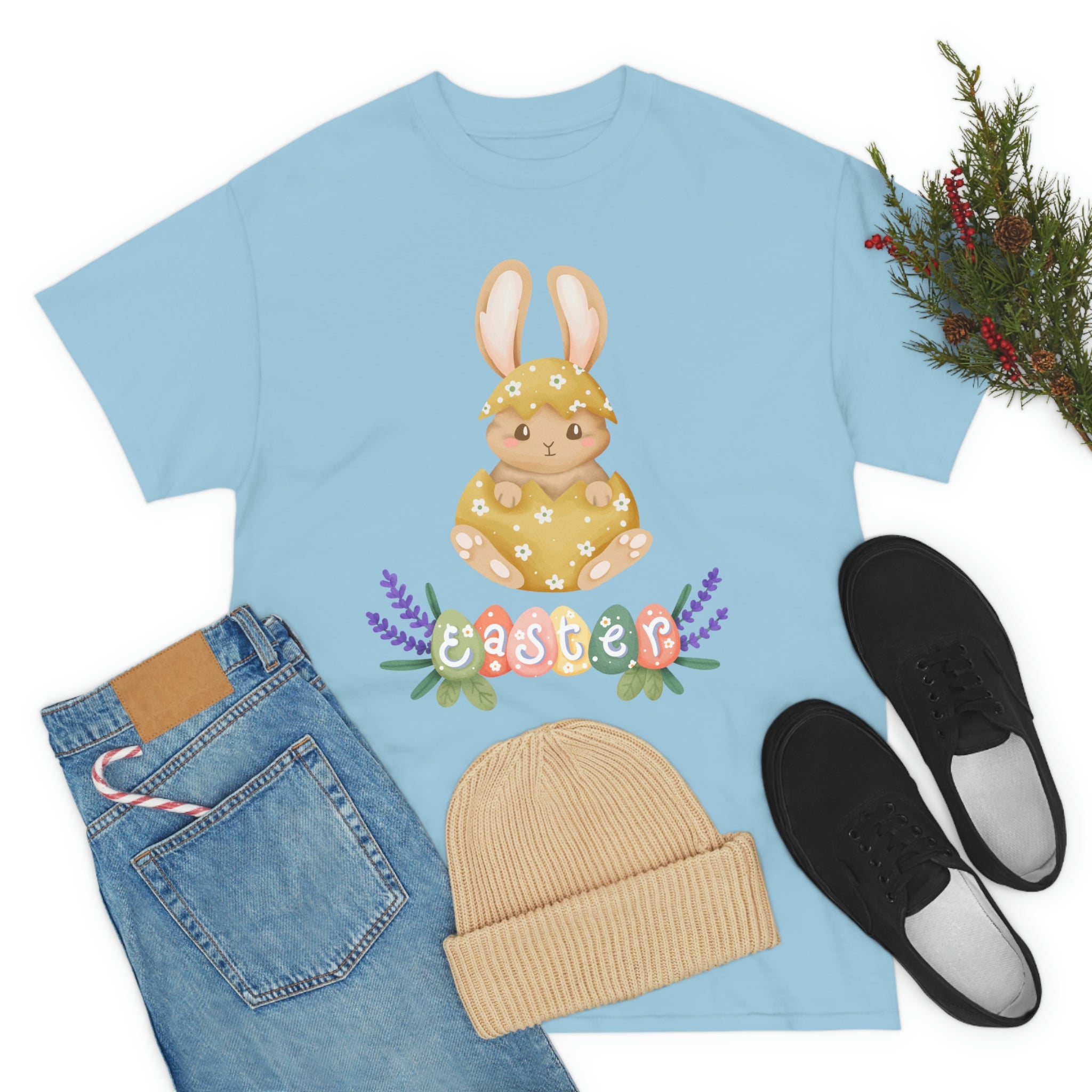 Easter Hunt Is On Unisex Heavy Cotton Tee