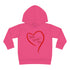 Happy Valentine's Day Toddler Pullover Fleece Hoodie