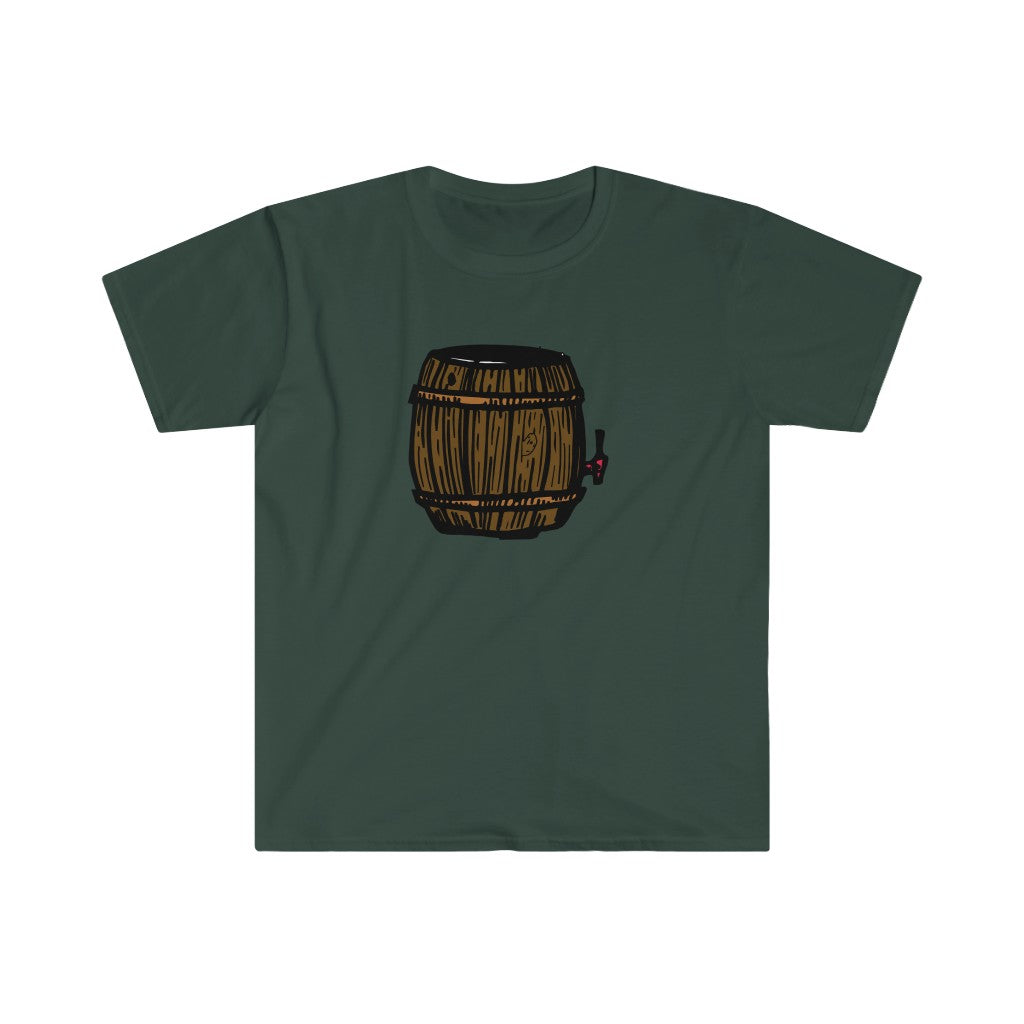 Keg Beer Unisex Softstyle T-Shirt