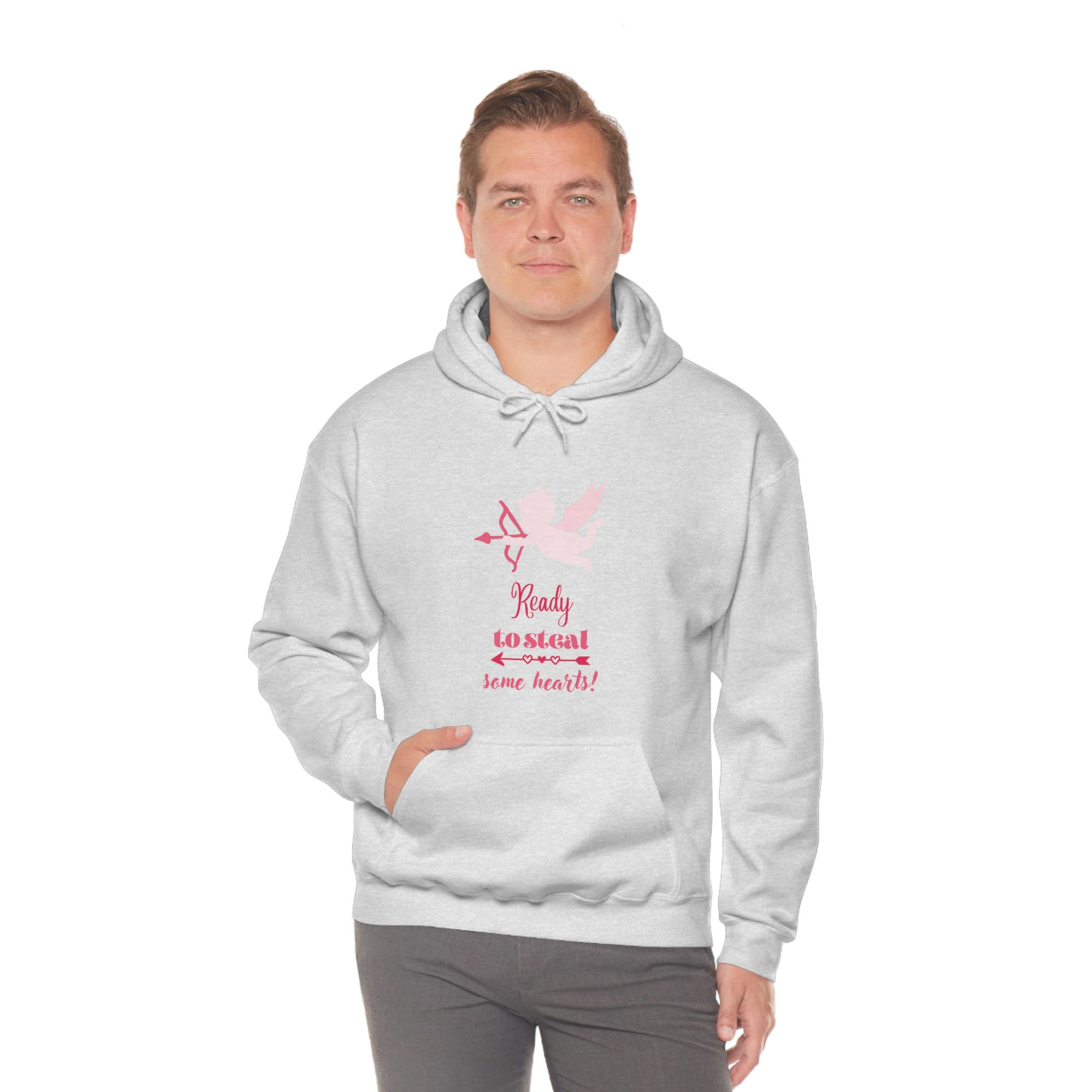 Ready To Steal Some Hearts Unisex Heavy Blend™ Hooded Sweatshirt