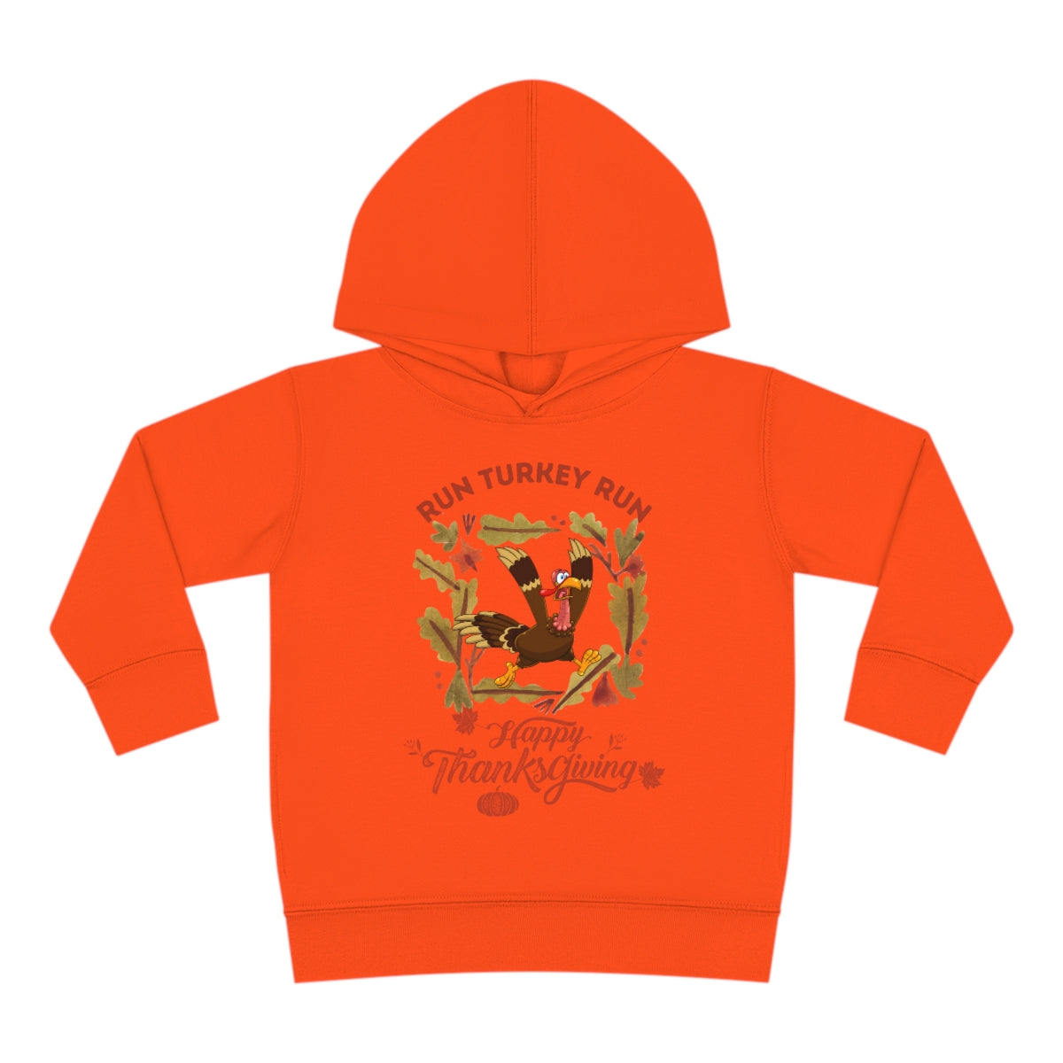 Run Turkey Run Toddler Pullover Fleece Hoodie