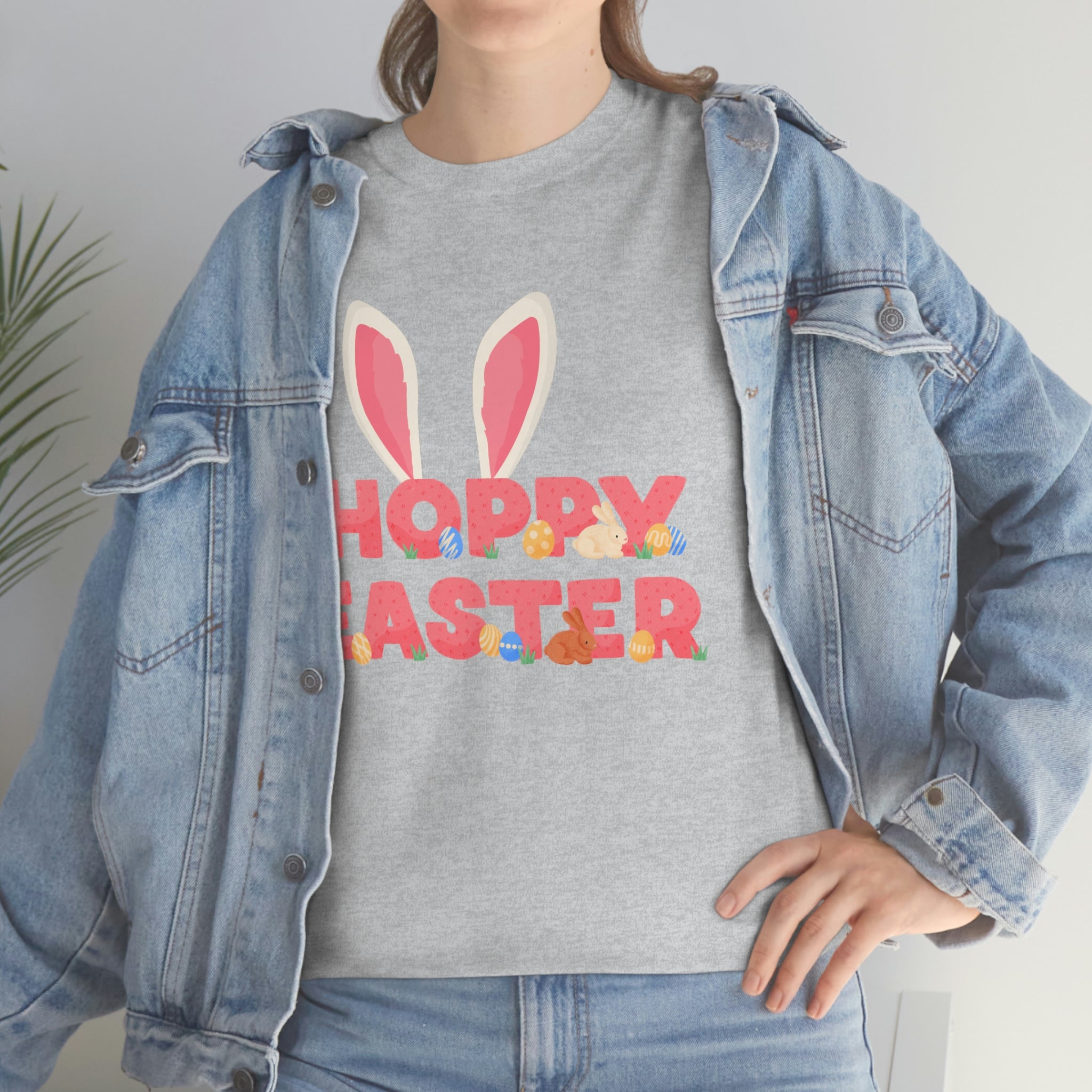 The Hoppy Easter Unisex Heavy Cotton Tee