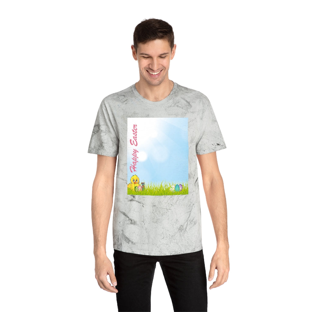 Happy Easter Unisex Color Blast T-Shirt