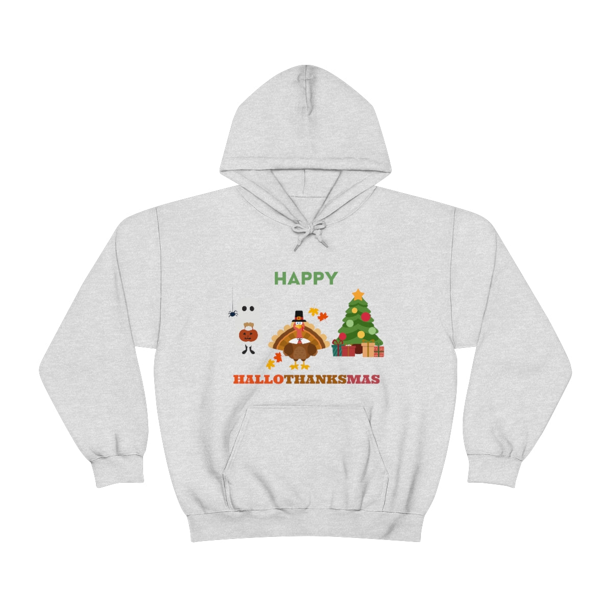 Happy Hallothanksmas Unisex Heavy Blend™ Hooded Sweatshirt