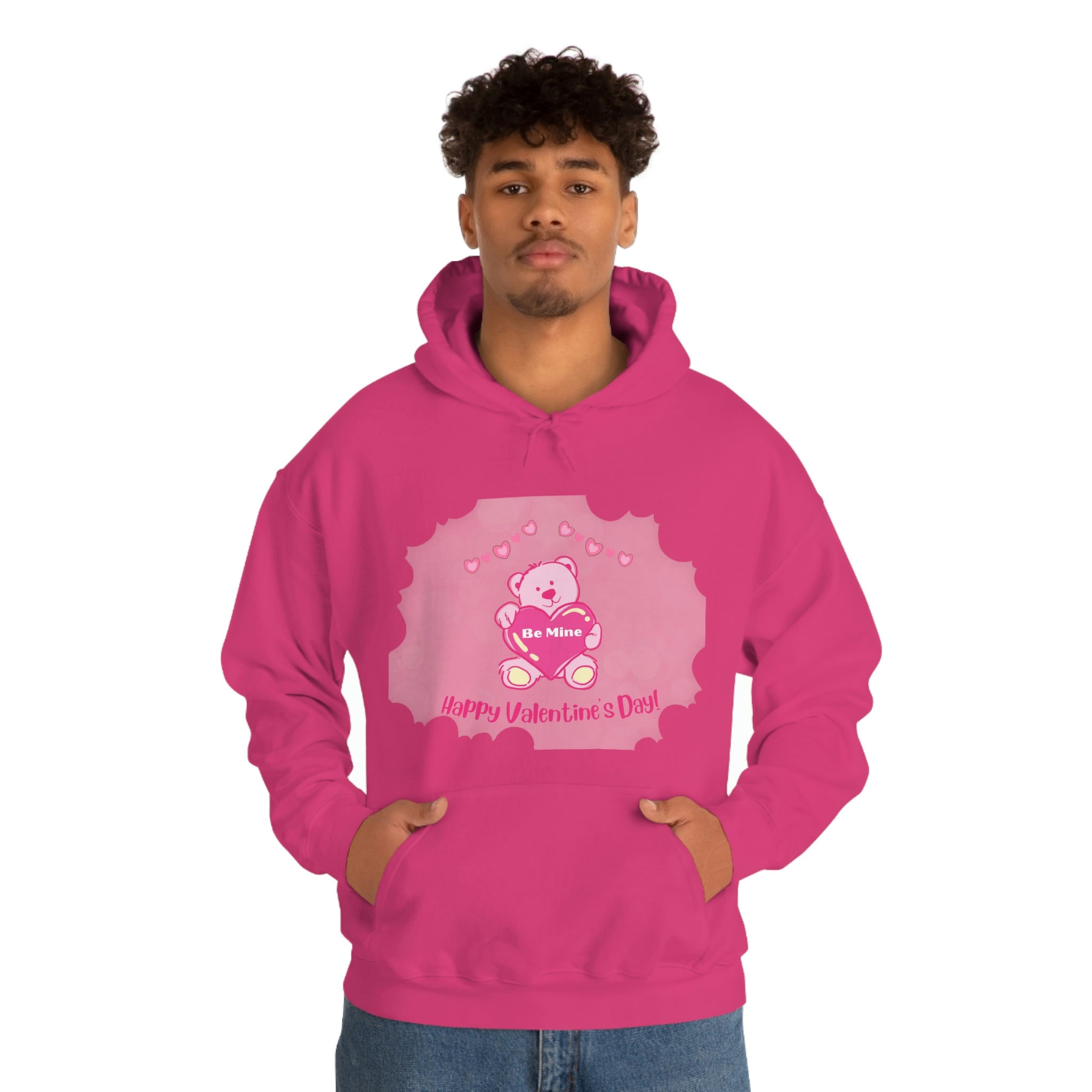 Happy Valentine's Day Be Mine Unisex Heavy Blend™ Hooded Sweatshirt