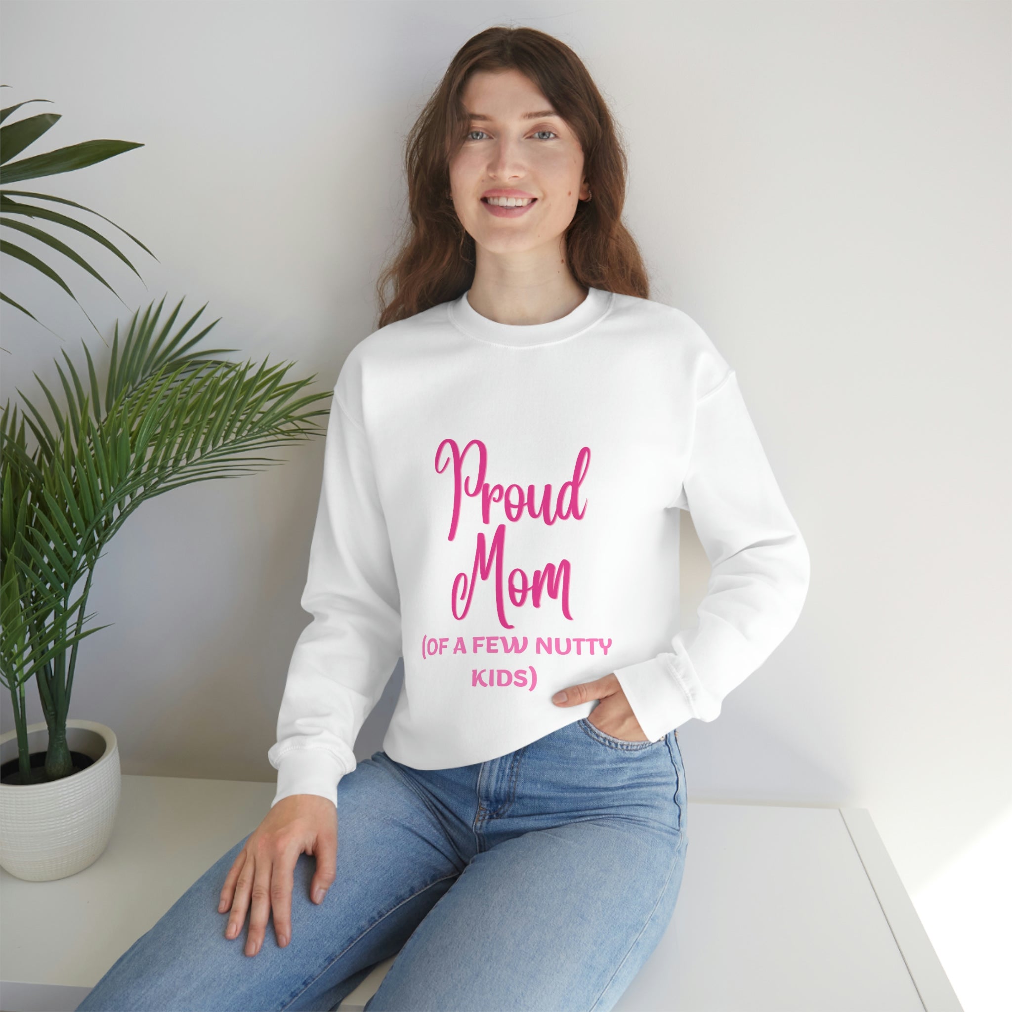 Proud MomUnisex Heavy Blend™ Crewneck Sweatshirt