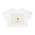 Bee Happy Champion Women's Heritage Cropped T-Shirt