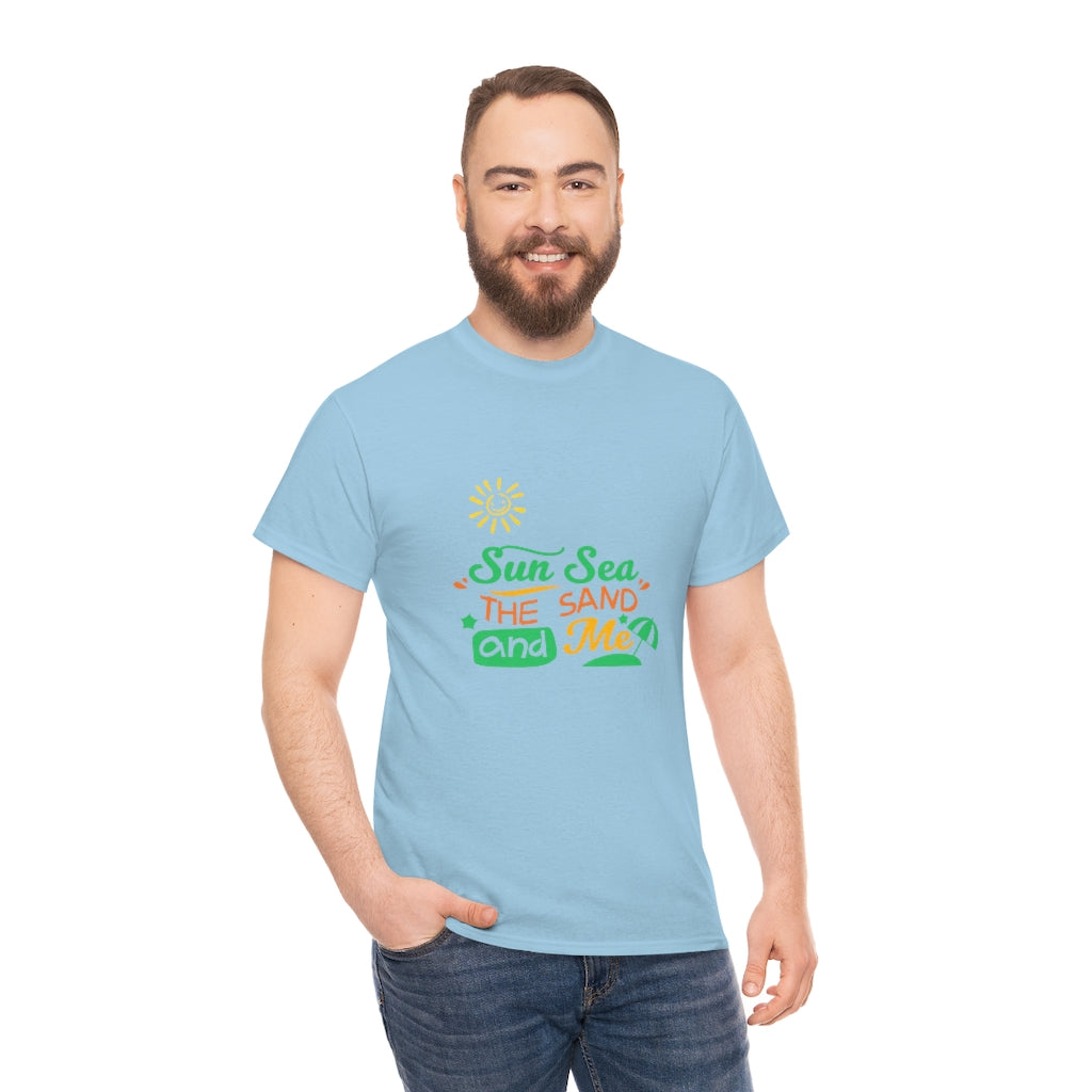 Sun Sea The Sand and Me Unisex Heavy Cotton Tee