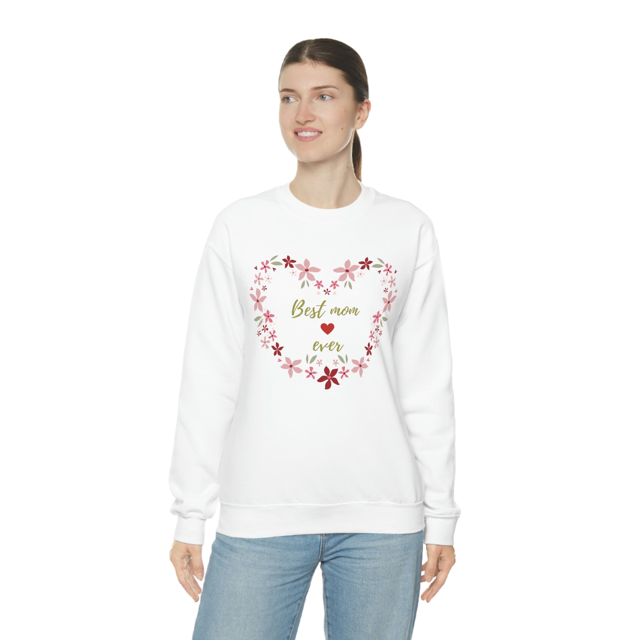 Best Mom Ever Unisex Heavy Blend™ Crewneck Sweatshirt