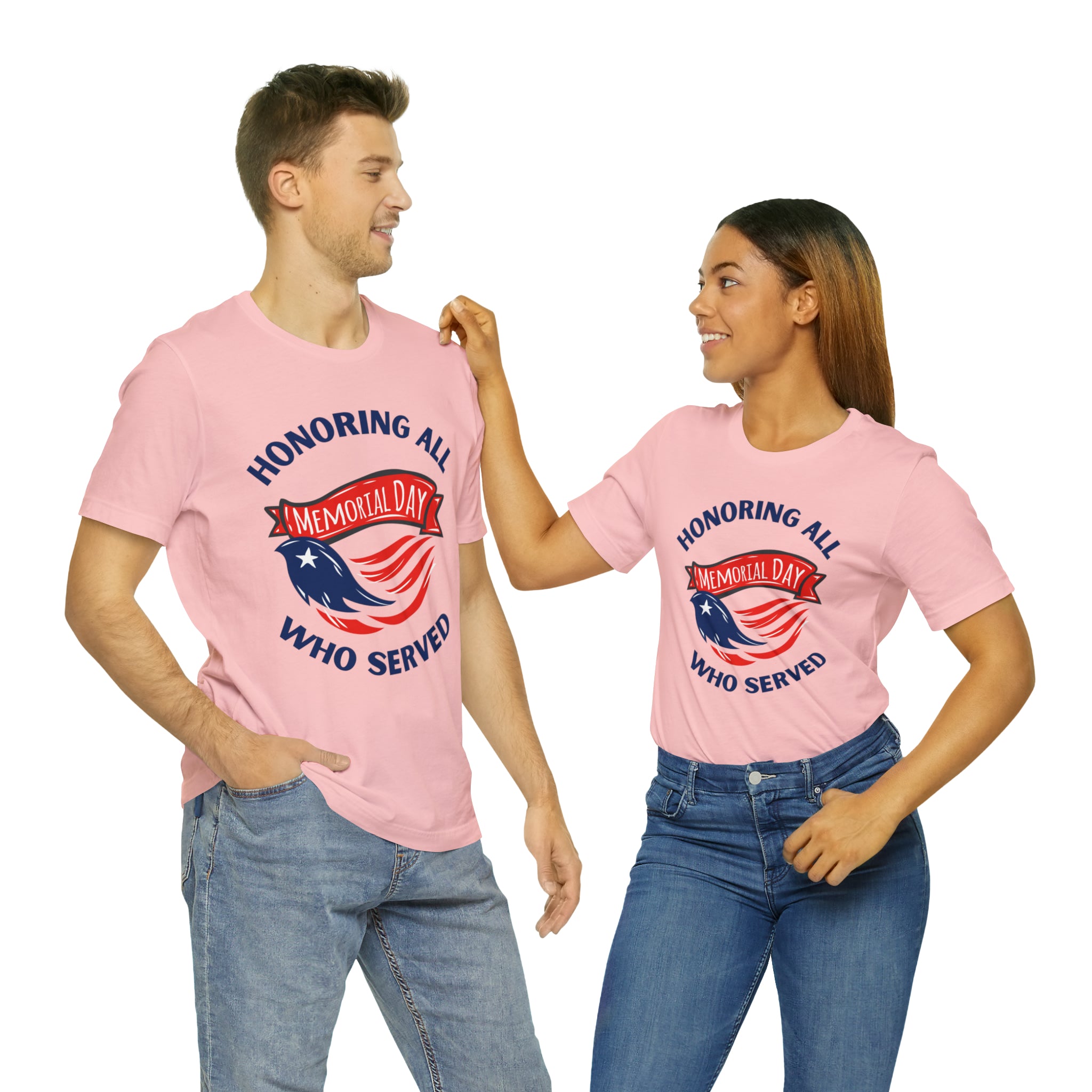 Memorial Day Honoring All Who Served Unisex Jersey Short Sleeve Tee