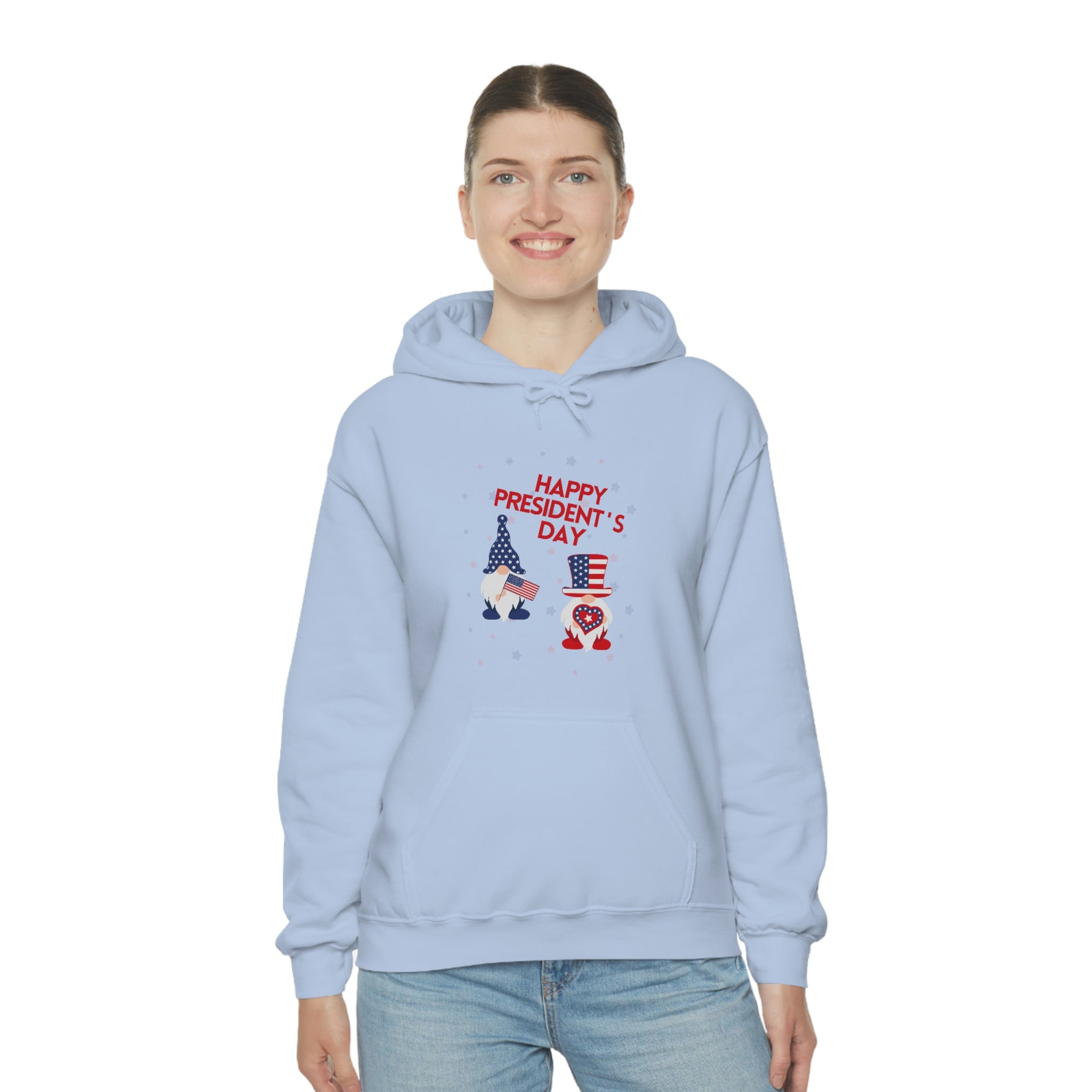 Happy President's Day Gnome Unisex Heavy Blend™ Hooded Sweatshirt