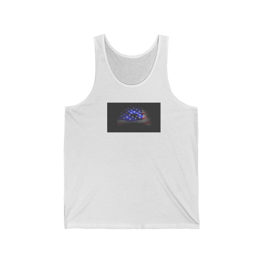 Old Glory Unisex Jersey Tank