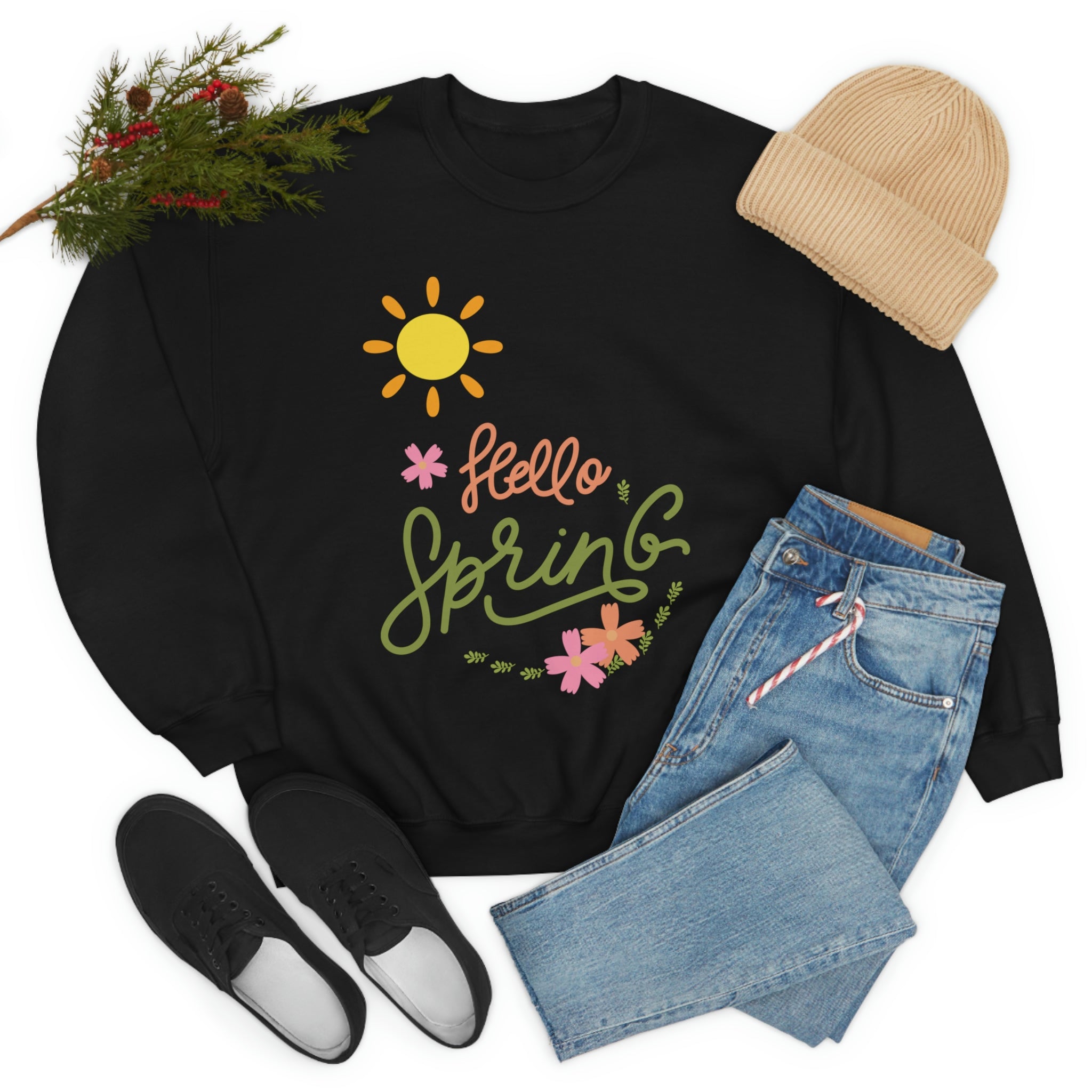 Spring Sunshine Unisex Heavy Blend™ Crewneck Sweatshirt