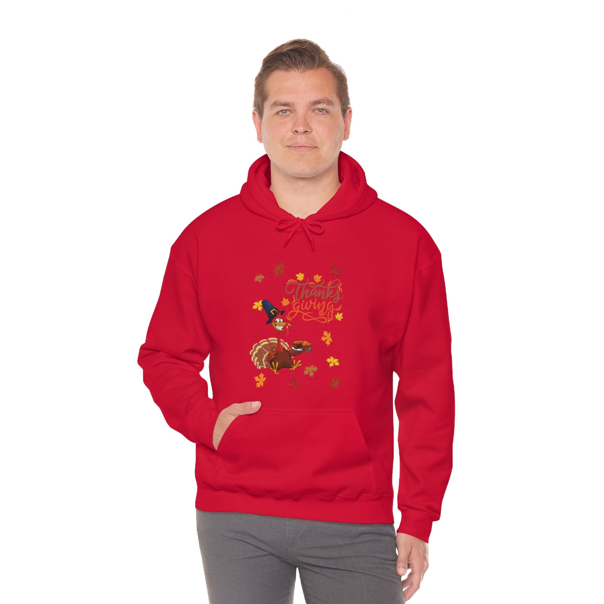 Thanksgiving Turkey Unisex Heavy Blend™ Hooded Sweatshirt