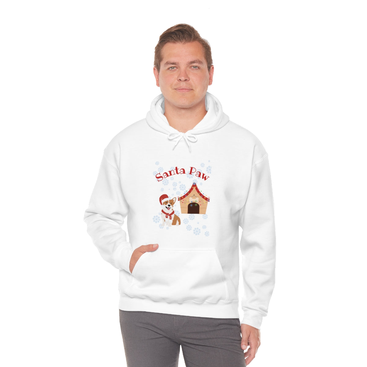 Santa Paw Unisex Heavy Blend™ Hooded Sweatshirt