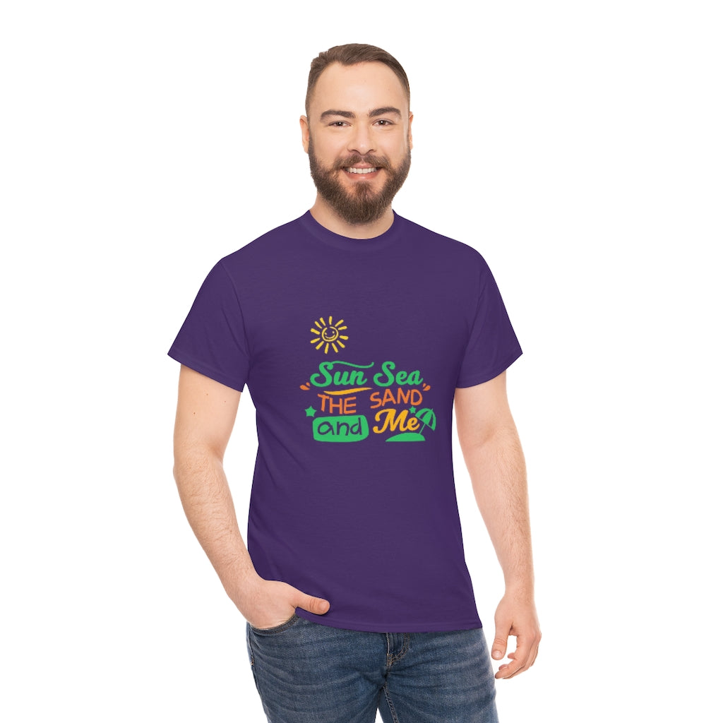 Sun Sea The Sand and Me Unisex Heavy Cotton Tee