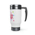 You Gnome I Love You!! Stainless Steel Travel Mug with Handle, 14oz