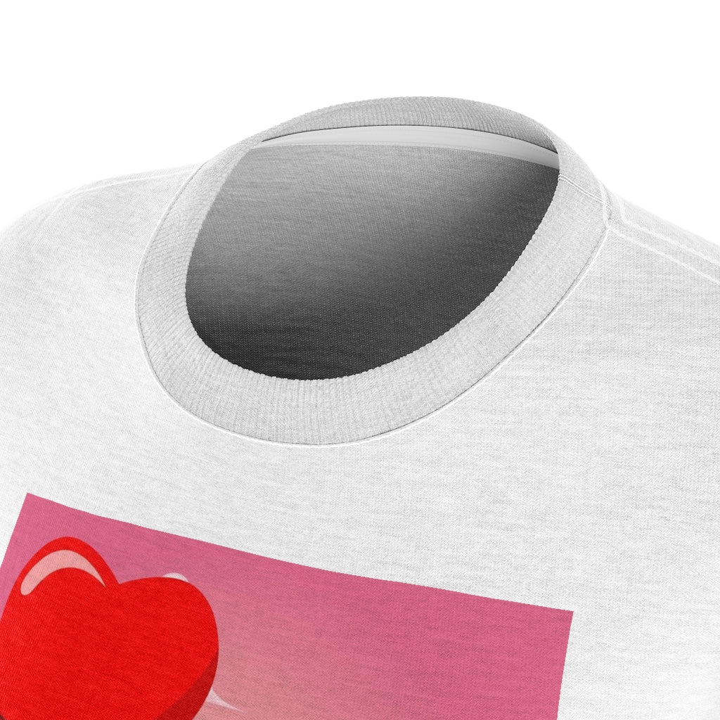 Happy Valentine's Day Women's AOP Cut & Sew Tee