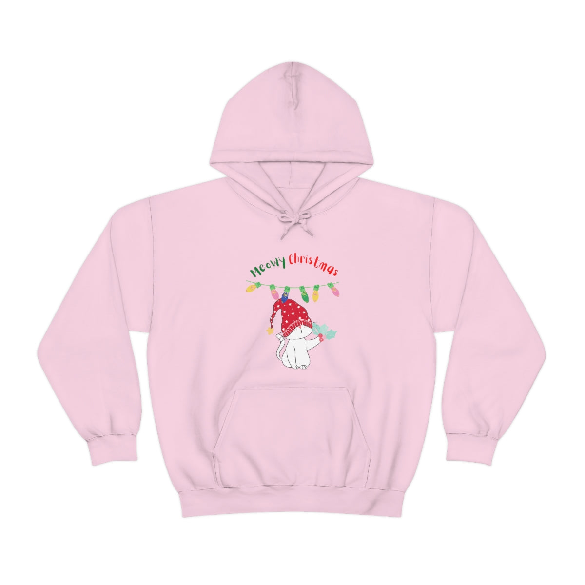 Meowy Christmas Heavy Blend™ Hooded Sweatshirt