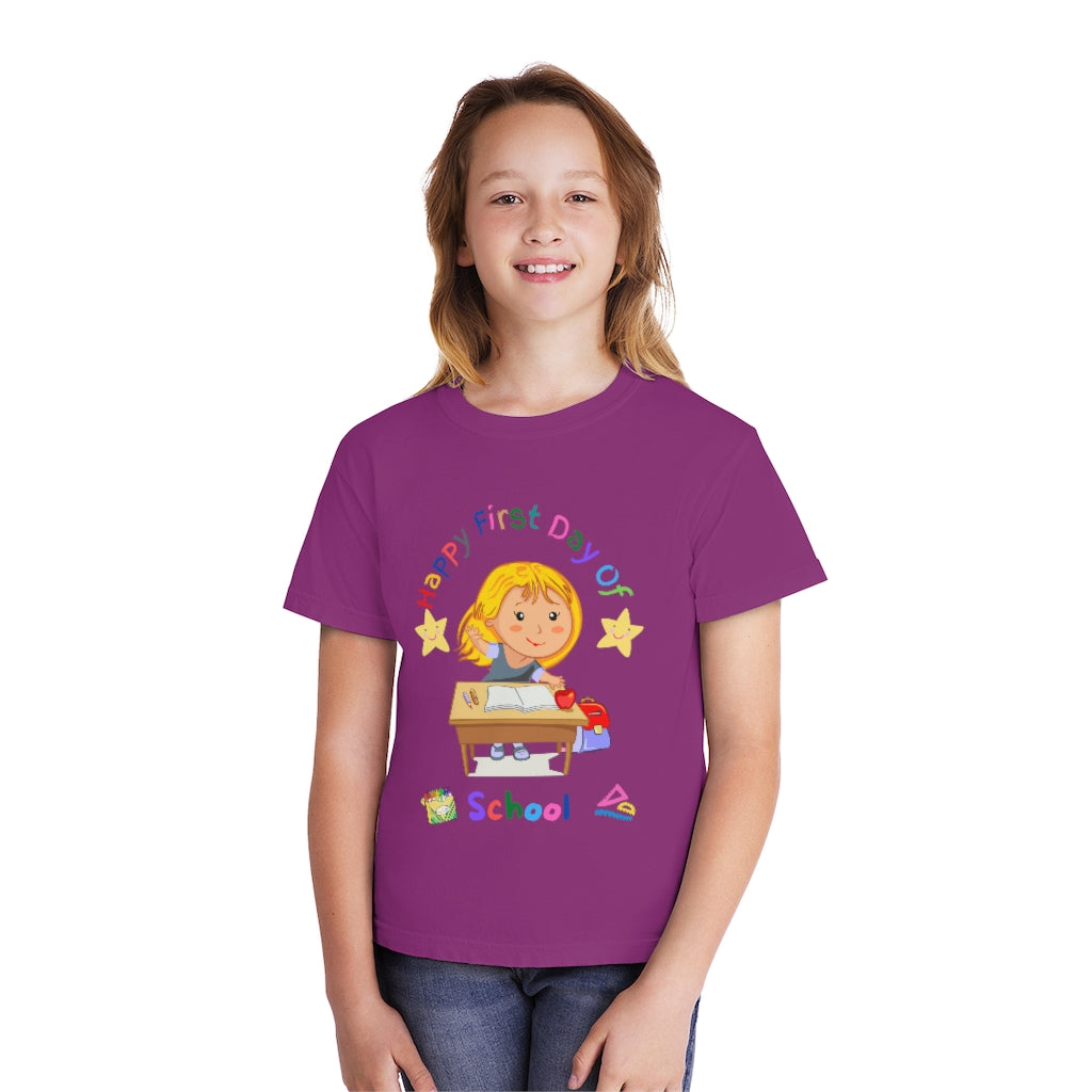 Happy First Day of School Youth Midweight Tee