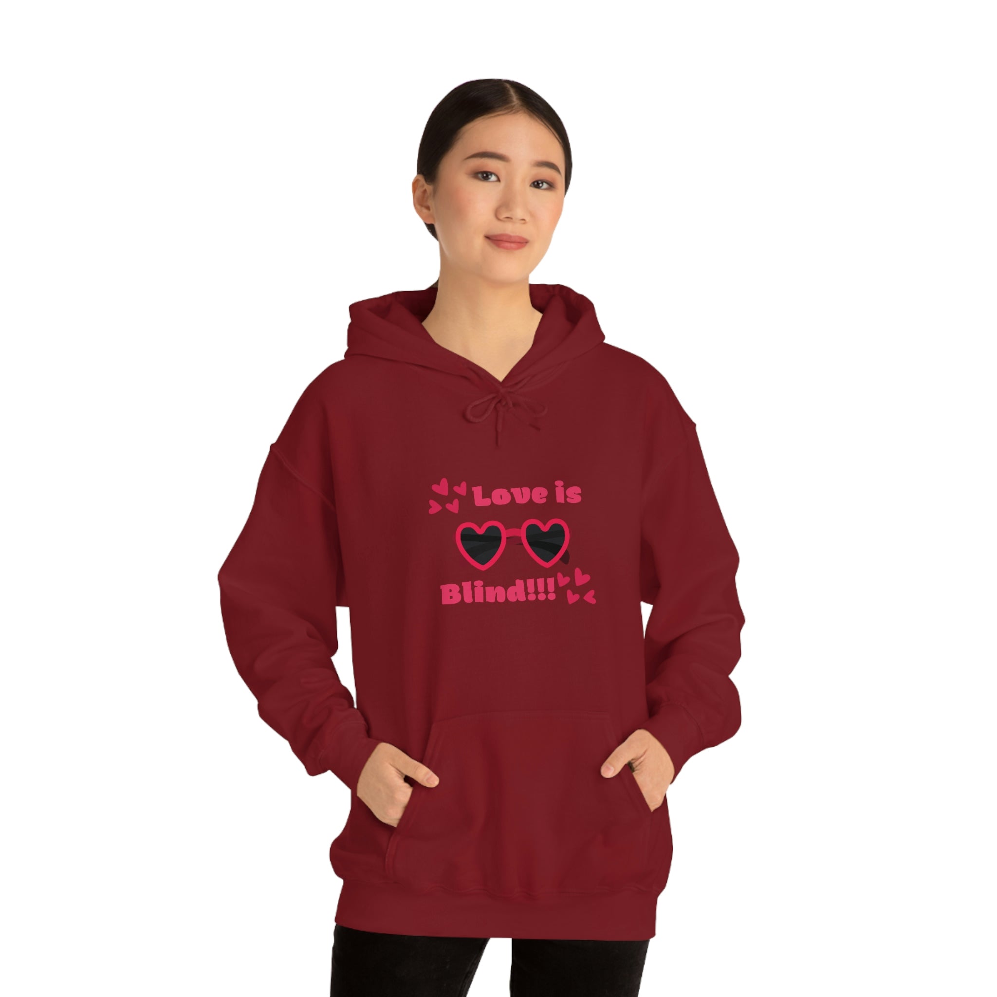 Love Is Blind!!! Unisex Heavy Blend™ Hooded Sweatshirt