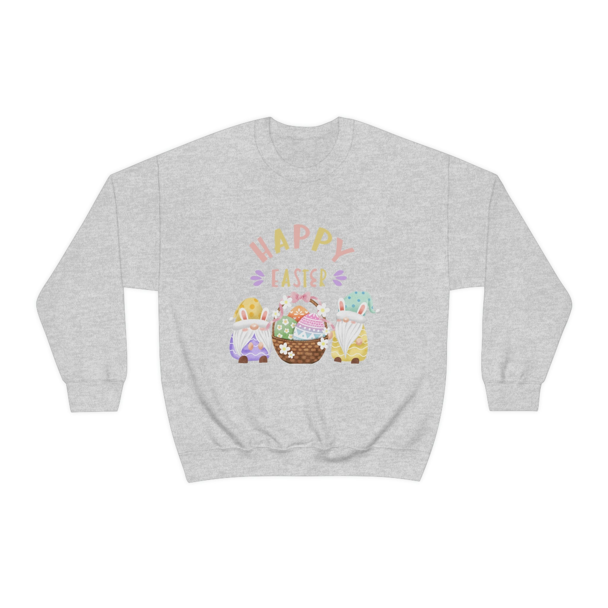 Happy Easter Gnome Unisex Heavy Blend™ Crewneck Sweatshirt