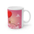 Happy Valentine's Day White Ceramic Mug, 11oz and 15oz