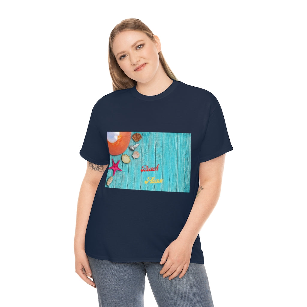 The Beach Please Unisex Heavy Cotton Tee