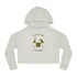 The Luck Of The Gnomies! Women’s Cropped Hooded Sweatshirt