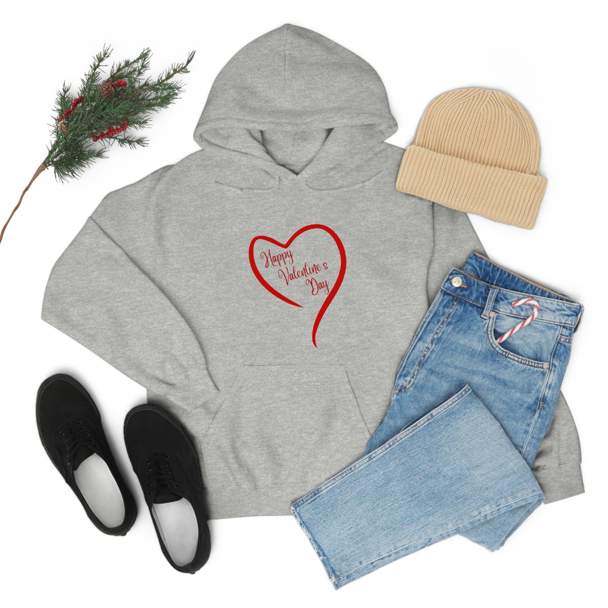 Happy Valentine's Day Unisex Heavy Blend™ Hooded Sweatshirt